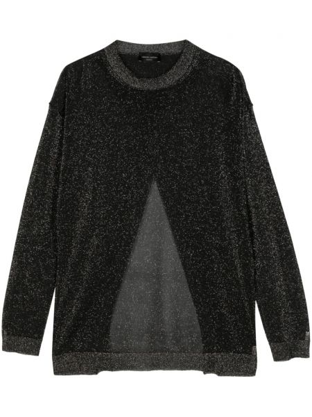 Пуловер Roberto Collina черно