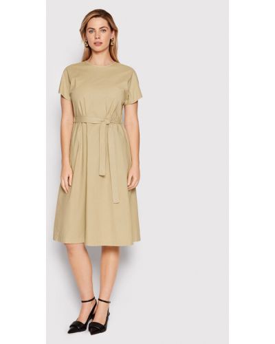 Cappellini Rochie de zi M02944T0 08788 Bej Regular Fit
