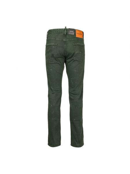 Pantalones slim fit Dsquared2 verde