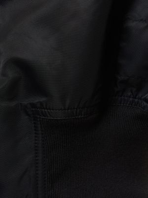 Bomber jakna iz najlona brez rokavov Rick Owens Drkshdw črna