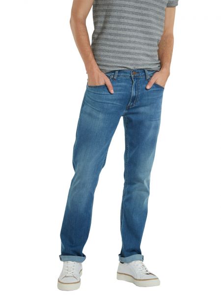 Прямые джинсы Wrangler синие