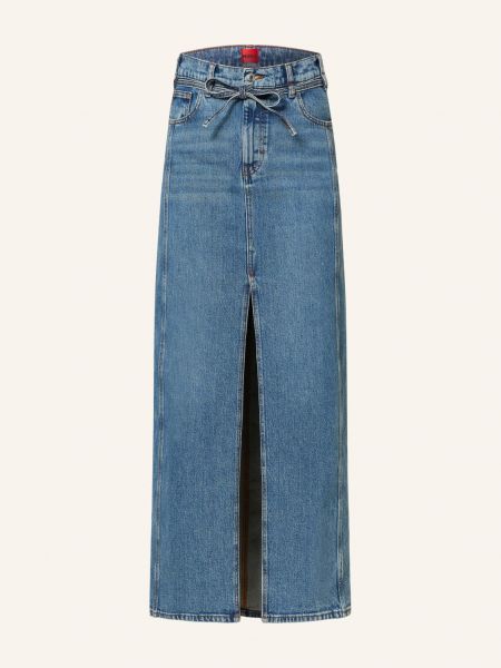 Spódnica jeansowa Hugo niebieska