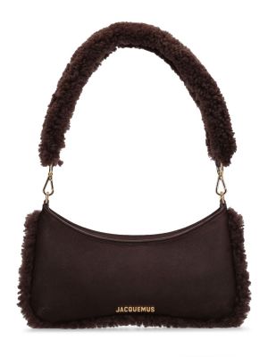 Sac en cuir en cuir Jacquemus marron