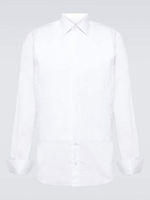 Camicia di cotone Brioni bianco