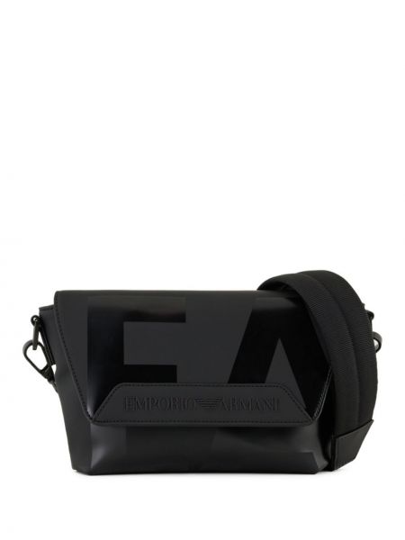 Τσάντα ώμου με σχέδιο Emporio Armani μαύρο