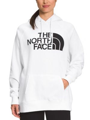 Флисовый пуловер с капюшоном The North Face белый