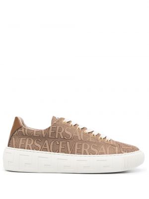 Sneakersy żakardowe Versace