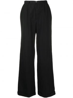Pantalones de cintura alta Valentino Pre-owned negro