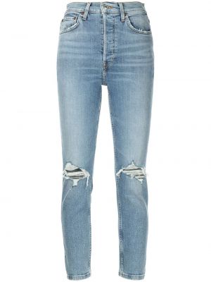 Jeans 7/8 Re/done blå