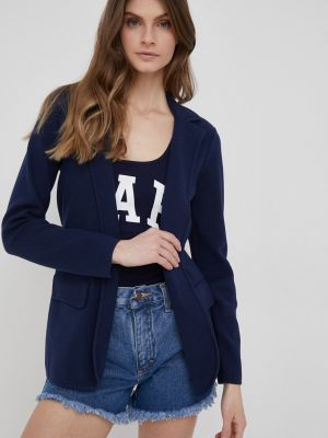 Однотонний піджак Lauren Ralph Lauren синій
