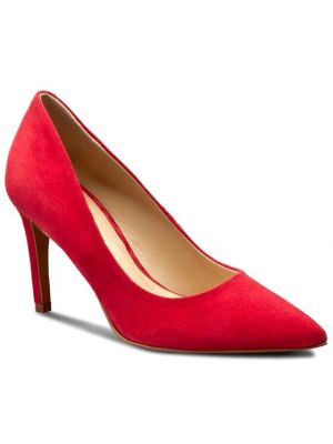 Pantofi cu toc cu toc Solo Femme roșu