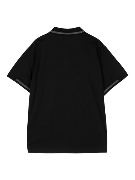 Kokvilnas polo krekls ar apdruku Belstaff melns