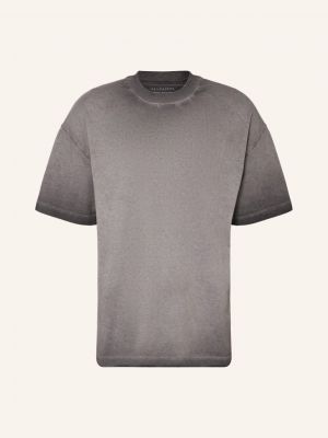 Oversized tričko Allsaints šedé