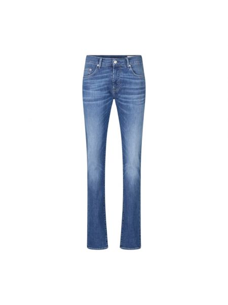 Slim fit skinny jeans Baldessarini blau