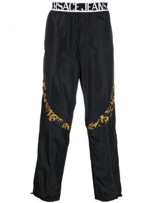 Pantaloni con stampa Versace Jeans Couture