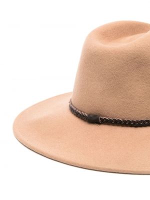 Vlněný klobouk Barbour hnědý
