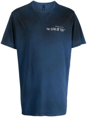 T-shirt à imprimé Iso.poetism bleu