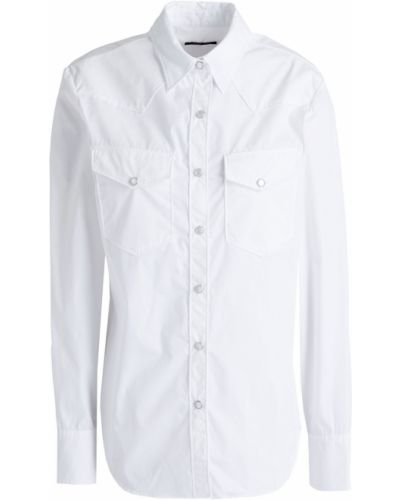Biała koszula bawełniana Rag & Bone, biały