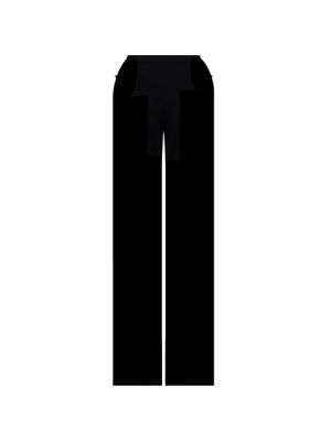 Брюки Pollini, прямой силуэт, классический стиль, стрелки, 42 черный