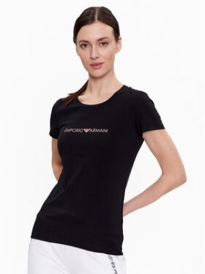 Emporio Armani Underwear Tricou 163139 3R227 00020  Regular Fit - Negru