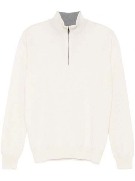 Kort sweater Corneliani hvid