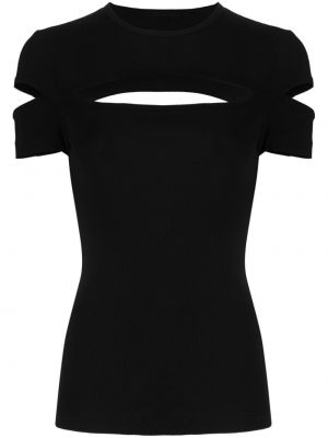 Medvilninis marškinėliai Helmut Lang juoda
