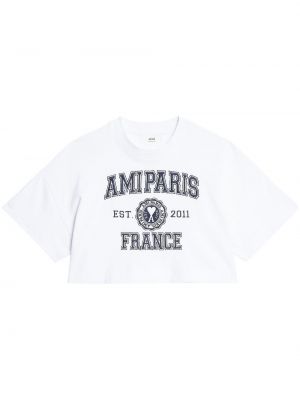 Тениска с принт Ami Paris