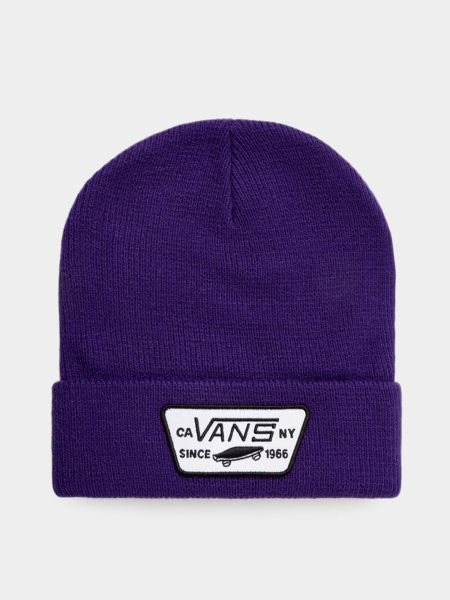 Фиолетовая шапка Vans
