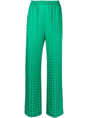 Pantaloni din jacard Msgm verde