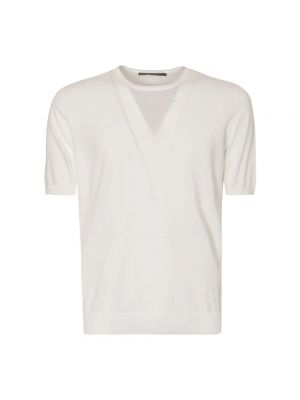 Dzianinowa koszulka Tagliatore biała