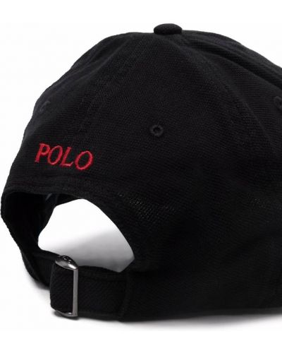 Gorra con bordado Polo Ralph Lauren negro