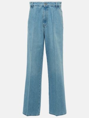 Low waist jeans ausgestellt Miu Miu blau