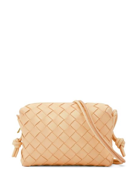 Læder mini taske Bottega Veneta brun