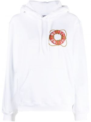 Hoodie Moschino vit