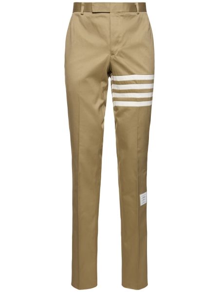 Pantalon droit en coton Thom Browne