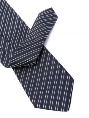 Jedwabny krawat w paski Canali