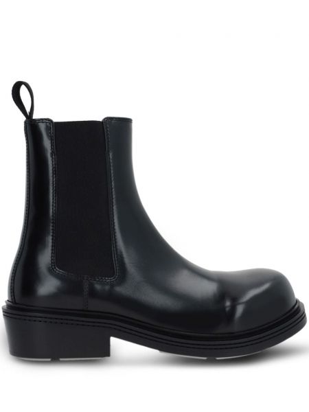 Ankle boots en cuir Bottega Veneta noir
