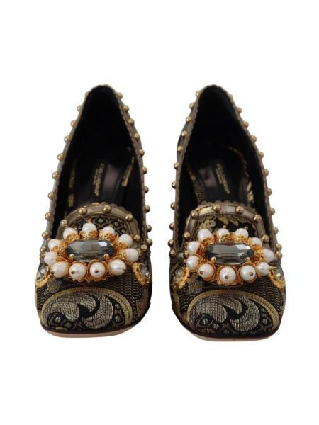 Calzado de tejido jacquard de cristal Dolce & Gabbana