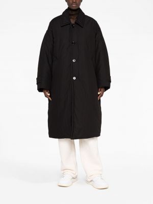 Oversized kabát Mm6 Maison Margiela černý