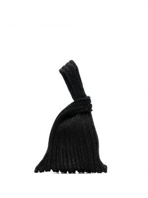 Плетени шопинг чанта A. Roege Hove черно