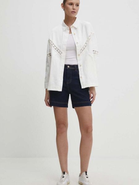 Pamučna jakna Answear Lab bijela
