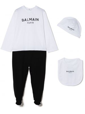 Trykt pyjamas for jenter Balmain Kids hvit