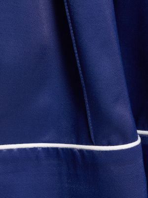 Oversized viskózové šortky Sleeper modrá