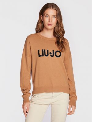 Пуловер Liu Jo кафяво