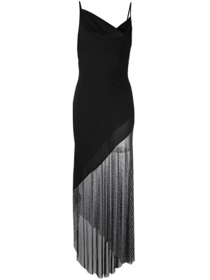 Sukienka długa asymetryczna Giuseppe Di Morabito czarna