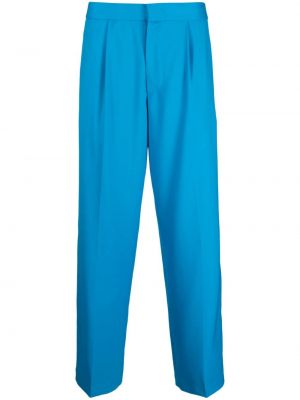 Плисирани relaxed панталон Bonsai синьо