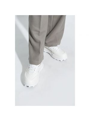 Zapatillas de cuero Jil Sander blanco