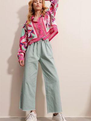 Spodnie relaxed fit Trend Alaçatı Stili