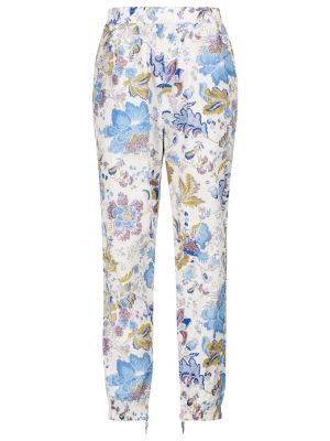 Pantaloni sport cu talie înaltă cu model floral Marant Etoile