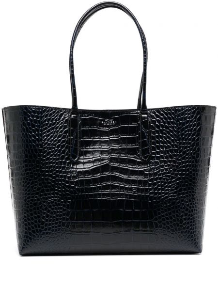 Shoppingbag Smythson svart